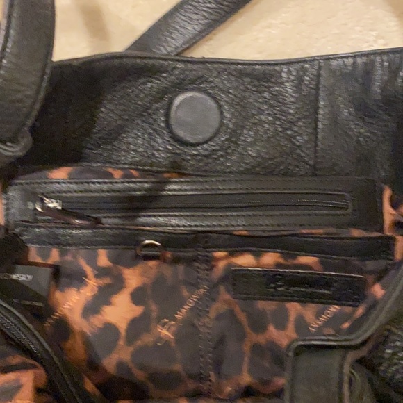 B. Makowsky, Beautiful black leather purse/bag - Picture 7 of 7